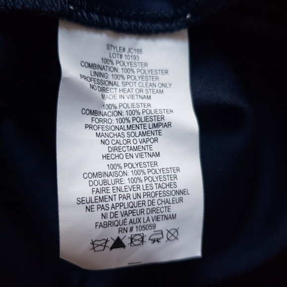 NWT DJ-JAZ Embellished Ruched Dress Blue 6 - Picture 7 of 7